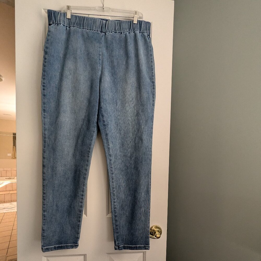 Soft Surroundings Stretch Denim  Pull on Jeans - XL